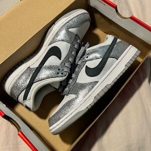 Nike Dunk Low Golden Gals Metallic Silver (Women's 8.5)